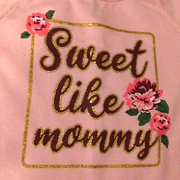 NWT GARANIMALS adorable Pink Girls "Sweet Like Mommy" Tutu Pant Bodysuit Set 12m - Picture 8 of 11